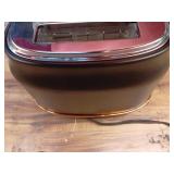 Dorset 2-Slice Wide Slot Stainless Steel Toaster - Black and Copper: Haden Retro Toaster, 900W, Spot Clean - Retail: $75