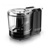 BLACK+DECKER 1.5-Cup Electric Food Chopper One Touch Pulse 150W Motor  Mini Food Processor Stay-Sharp Blade  Dishwasher Safe