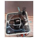 1.1 Gal. Black Ultra Fine Water Mist Ultrasonic Desktop Humidifier and Fragrance Diffuser Up to 450 sq. ft. - Retail: $70