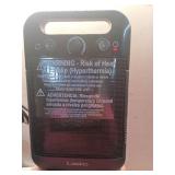 Lasko - 1500-Watt Oscillating Personal Tabletop Ceramic Space Heater with Adjustable Thermostat - Black - Retail: $56