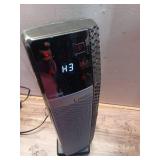 Lasko 22  Elite Collection Ceramic Tower Space Heater with Timer  Remote CT22445  Black