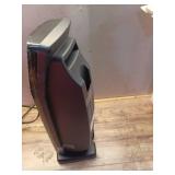 Lasko 22  Elite Collection Ceramic Tower Space Heater with Timer  Remote CT22445  Black