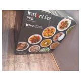 Instant Pot 8Qt Pro 10-in-1 Slow Multi-Cooker  Pressure Cooker  Slow Cook  Rice/Grain Cooker  Steamer Saute Sous Vide  Yogurt Maker  Sterilizer and Warmer  Black - Retail: $200