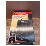 DURA HEAT EUH343 1,500-Watt-Max Portable Milkhouse-Style Heater and Fan with Thermostat and Anti-Freeze Setting, Black