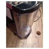 2 Cups Stainless Steel Coffee Maker with Milk Frother Steam Wand, 45 oz. Removable Water Tank for Cappuccino - Retail: $100