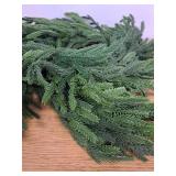 6 FT Christmas Norfolk Pine Garland Real Touch Artificial Faux Greenery Pine Christmas Garland Decorations for Home Mantle Table Stairs Door Fireplace Indoor Outdoor Xmas Holiday Decor