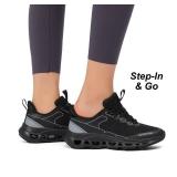 Women's Walking Shoes Running Tennis Comfortable Non-Slip Workout Gym Sports Fashion Sneakers Black US 8