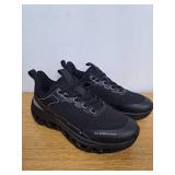 Women's Walking Shoes Running Tennis Comfortable Non-Slip Workout Gym Sports Fashion Sneakers Black US 8