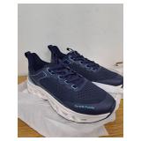 Women's Walking Shoes Running Tennis Comfortable Non-Slip Workout Gym Sports Fashion Sneakers Blue US 9