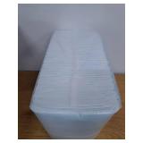 Amazon Basics Dog and Puppy Pee Pads with Leak-Proof Quick-Dry Design for Potty Training, Standard Absorbency, Regular Size, 22 x 22 Inches - Pack of 100 (B00MW8G62E) - Retail: $89