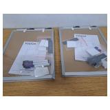 VUSIGN Small Dry Erase Whiteboard, 11 x 14 Inches White Board for Students, Fridge, Locker, Mini Dry Erase Board, Aluminum Frame, 4 Pack