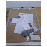 VUSIGN Small Dry Erase Whiteboard, 11 x 14 Inches White Board for Students, Fridge, Locker, Mini Dry Erase Board, Aluminum Frame, 4 Pack