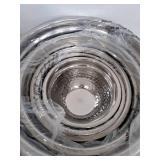 COOK WITH COLOR Mixing Bowls Set with Airtight Lids, Stainless Steel Bowl Organizers, Food Storage Containers, Meal Prep, Nesting Salad Bowls For Cooking, Baking, Kitchen Use, Copper  (MISSING 4 SMALL