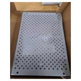 Spice Racks, Set of 2 Metal Cabinet Shelf Organizers, Countertop Organizers, Shelf Risers, Stackable, Expandable, Silver