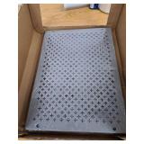 Spice Racks, Set of 2 Metal Cabinet Shelf Organizers, Countertop Organizers, Shelf Risers, Stackable, Expandable, Silver