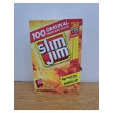 (Best by Feb 7 2026) Slim Jim Original Snack Size Smoked Meat Sticks 0.28 oz. each 100-Count