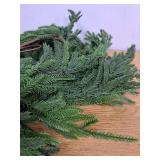 6 FT Christmas Norfolk Pine Garland Real Touch Artificial Faux Greenery Pine Christmas Garland Decorations for Home Mantle Table Stairs Door Fireplace Indoor Outdoor Xmas Holiday Decor