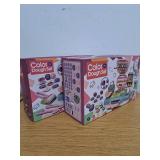 Inbealy Color Dough Play Set DIY for Kids 2 Pack