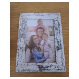 Rustic White Wood Picture Frame 4x6 In 3 Pack
