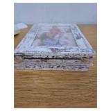 Rustic White Wood Picture Frame 4x6 In 3 Pack
