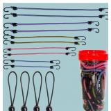 Yelier Bungee Cords Colorful and Multidimensional 14-Piece, 1,75lb, UV Resistant