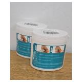 2 Count Nurhome Dog Ear Cleaner Wipes Grooming Kit Care for Dogs & Cats Pet Ear Relief Gently Remove Ear Wax Debris and Smelly 50 Pcs Unscented