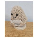 Crochet Potato with 30 Swappable Appreciation Signs