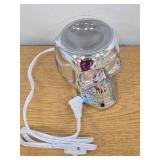 Wax Melt Warmer, Wax Warmer for Scented Wax with Light Bulb, Electric Skull Wax Burner