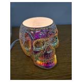 JOYOLO Wax Melt Warmer, Wax Warmer for Scented Wax with Light Bulb, Electric Skull Wax Burner