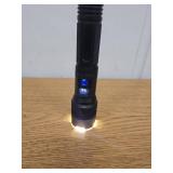 LED Tactical Flashlight, LED Flashlight Rechargeable, Rechargeable Flashlight SINGLE (DOES NOT COME WITH CHARGER)