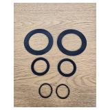 Replacement Large Pool Strainer Rubber Washer and Ring Pack, 4 Packs