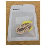 Cotton Dog Collar Yellow Flower Pattern Adjustable for Small to Medium Breed Dogs (S)