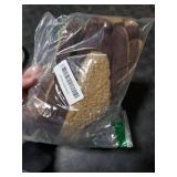 Harssidanzar Sherpa Gloves Women's Outdoor Winter for Genuine Suede Gloves Thermal Lined SL021US,Camel/Darkbrown,Size L Harssidanzar Sherpa Gloves Women's Outdoor Winter for Genuine Suede Gloves Thermal Lined SL021US,Camel/Darkbrown,Size L