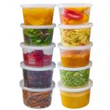 DuraHome - Deli Containers with Lids Leakproof - BPA-Free Plastic Microwaveable Clear Food Storage Container Premium Heavy-Duty Quality, Freezer & Dishwasher Safe (16 oz.) DuraHome - Deli Containers with Lids Leakproof - BPA-Free Plastic Microwaveable Clear Food Storage Container Premium Heavy-Duty Quality, Freezer & Dishwasher Safe (16 oz.)