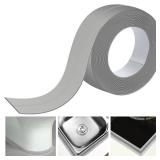Frienda Grey Caulk Tape 1.5'' Waterproof Self Adhesive Caulk Strip Bathtub Sealant Tape Sealing Strip Oil Proof Bathroom Sealant for Kitchen Floor Wall Edge Protector(PE) Frienda Grey Caulk Tape 1.5'' Waterproof Self Adhesive Caulk Strip Bathtub Sealant Tape Sealing Strip Oil Proof Bathroom Sealant for Kitchen Floor Wall Edge Protector(PE)