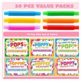 JOYIN Valentines Day Pop Tubes Fidget Toys for Kids, Stretchy Tube Stress Relief Fidget Toy for Kids Valentine's School Classroom Exchange Gift Rewards Party Favors Classroom Gifts JOYIN Valentines Day Pop Tubes Fidget Toys for Kids, Stretchy Tube Stress Relief Fidget Toy for Kids Valentine's School Classroom Exchange Gift Rewards Party Favors Classroom Gifts