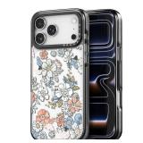 Bouvardia for iPhone 17 Pro Max Case, Cute Design for Women & Girls, Protective & Aesthetic, Floral Theme - Flowers in Bloom (Gray Bumper) Bouvardia for iPhone 17 Pro Max Case, Cute Design for Women & Girls, Protective & Aesthetic, Floral Theme - Flowers in Bloom (Gray Bumper)