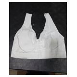 JEMINAY Women's Wireless Sleep Bras Unpadded Seamless Comfort Bras Throw-on Wirefree Bralettes,1*White,XL JEMINAY Women's Wireless Sleep Bras Unpadded Seamless Comfort Bras Throw-on Wirefree Bralettes,1*White,XL