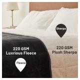 Weighted Blanket 20 lbs 60x80 inches, Sherpa Fleece Throw Blanket for Winter, Fuzzy Fluffy Soft Cozy Heavy Blanket for Couch Sofa, Plush Thick and Warm Blanket Queen Size Bed Weighted Blanket 20 lbs 60x80 inches, Sherpa Fleece Throw Blanket for Winter, Fuzzy Fluffy Soft Cozy Heavy Blanket for Couch Sofa, Plush Thick and Warm Blanket Queen Size Bed
