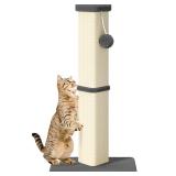 Cat Scratching Post, 32 Inch Tall Scratching Post for Indoor with 5 Inch Diameter Posts and Ball Cat Scratcher for Medium and Large Cats Cat Scratching Post, 32 Inch Tall Scratching Post for Indoor with 5 Inch Diameter Posts and Ball Cat Scratcher for Medium and Large Cats