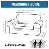 H.VERSAILTEX Real Velvet Plush 3 Piece Stretch Sofa Covers Couch Covers for 2 Cushion Couch Loveseat Covers Width Up to 72 Inch Feature Thick Soft Stay in Place (Medium Sofa, Ivory) H.VERSAILTEX Real Velvet Plush 3 Piece Stretch Sofa Covers Couch Covers for 2 Cushion Couch Loveseat Covers Width Up to 72 Inch Feature Thick Soft Stay in Place (Medium Sofa, Ivory)