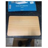 Ruxury Folding Lap Desk Laptop Stand Bed Desk Table Tray, Breakfast Serving Tray, Portable & Lightweight Mini Table for Sofa Couch Floor - Brown Wood Ruxury Folding Lap Desk Laptop Stand Bed Desk Table Tray, Breakfast Serving Tray, Portable & Lightweight Mini Table for Sofa Couch Floor - Brown Wood