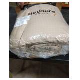 Bedsure Waffle Comforter Set Queen, Khaki Soft Bedding, Waffle Weave Bed Set, 3 Pieces, 1 Comforter (90x90) and 2 Pillow Shams, Cotton Shell and Polyester Lining for All Seasons Bedsure Waffle Comforter Set Queen, Khaki Soft Bedding, Waffle Weave Bed Set, 3 Pieces, 1 Comforter (90x90) and 2 Pillow Shams, Cotton Shell and Polyester Lining for All Seasons