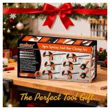 HORUSDY 8-Pack Bar Clamps for Woodworking, 12 and 6 Bar Clamps, Wood Working Clamp Sets, Quick Clamps F Clamp with 150 LBS Load Limit (8-Pack Wood Clamps) HORUSDY 8-Pack Bar Clamps for Woodworking, 12 and 6 Bar Clamps, Wood Working Clamp Sets, Quick Clamps F Clamp with 150 LBS Load Limit (8-Pack Wood Clamps)