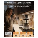 EZVALO Under Cabinet Lighting, 2400mAh Rechargeable Motion Sensor Light Indoor, 3 Color Temps, 5-Level Dimmable Magnetic Wireless Closet Lights for Kitchen, Pantry, Stairs (2 Pack) EZVALO Under Cabinet Lighting, 2400mAh Rechargeable Motion Sensor Light Indoor, 3 Color Temps, 5-Level Dimmable Magnetic Wireless Closet Lights for Kitchen, Pantry, Stairs (2 Pack)