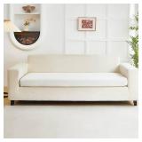 Disayu Couch Covers for 3 Cushion Sofa Pet Friendly Couch Cushion Covers Universal Sofa Covers Washable Stretch Slipcovers for Sectional Sofa (Texture Ivory White,Large Triple Seat Cover) Disayu Couch Covers for 3 Cushion Sofa Pet Friendly Couch Cushion Covers Universal Sofa Covers Washable Stretch Slipcovers for Sectional Sofa (Texture Ivory White,Large Triple Seat Cover)