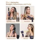 UKLISS Hair Dryer Brush 7 in 1 110000 RPM Hair Dryer with Diffuser for Curly & Twisted Hair Professional Ionic Brush Blow Dryer for Salon-Quality Styling (Blue Gold) UKLISS Hair Dryer Brush 7 in 1 110000 RPM Hair Dryer with Diffuser for Curly & Twisted Hair Professional Ionic Brush Blow Dryer for Salon-Quality Styling (Blue Gold)