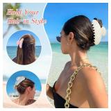 6 Pack Hair Claw Clips for Women - Large Non-Slip Claws for Thick Thin Hair, Cute Hair Barrettes Elegant & Durable, Fashion Hair Accessories Stylish Jaw Clips for Girls Gift(Assorted Colors) 6 Pack Hair Claw Clips for Women - Large Non-Slip Claws for Thick Thin Hair, Cute Hair Barrettes Elegant & Durable, Fashion Hair Accessories Stylish Jaw Clips for Girls Gift(Assorted Colors)