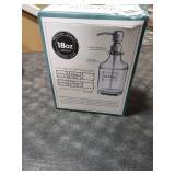 GLADPURE Soap Dispenser - 2 Pack, 18 Oz Antique Design Thick Glass Hand Soap Dispensers; with 304 Rust Proof Stainless Steel Pump, 6Pcs Clear Stickers, for Kitchen, Bathroom - Silver GLADPURE Soap Dispenser - 2 Pack, 18 Oz Antique Design Thick Glass Hand Soap Dispensers; with 304 Rust Proof Stainless Steel Pump, 6Pcs Clear Stickers, for Kitchen, Bathroom - Silver