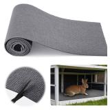 Maasechs Rabbit Scratch Mat 12 Inch x 6.56 ft Self Adhesive Bunny Scratching Pad Cuttable Claw and Teeth Care Rabbit Mat for Cage Small Animal Scratching Rug for Biting Sleeping Nesting(Gray) Maasechs Rabbit Scratch Mat 12 Inch x 6.56 ft Self Adhesive Bunny Scratching Pad Cuttable Claw and Teeth Care Rabbit Mat for Cage Small Animal Scratching Rug for Biting Sleeping Nesting(Gray)